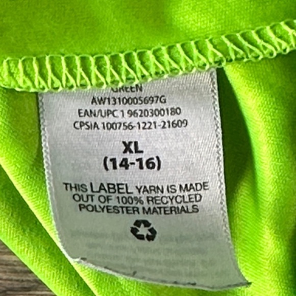 Athletic Works Neon Green Soccer Graphic Tee - Picture 4 of 6